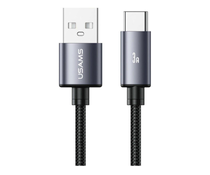 Kabel USAMS Kabel U91 18W USB-C do USB-A 1m stalowy